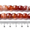 Natural Banded Agate Beads Strands G-G172-02A-5