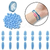 30Sets Plastic Breakaway Clasps KY-YW0001-64E-1
