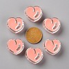 Transparent Enamel Acrylic Beads TACR-S155-004C-3