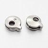 Letter Slider Beads for Watch Band Bracelet Making ALRI-O012-Q-NR-1