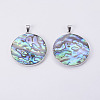 Abalone Shell/Paua Shell Pendants SSHEL-L008-23P-3