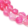 Natural Banded Agate Beads Strands G-C116-A180-01D-4