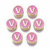 Alloy Enamel Beads X-ENAM-S122-028V-NR-1