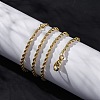 Rack Plating Brass Rope Chain Necklaces for Women NJEW-A035-02G-2