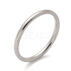 304 Stainless Steel Plain Band Rings STAS-I160-E03-P-4