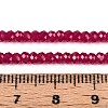 Lab Grown Red Corundum Beads Strands G-G106-A45-06-4