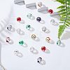 20Ppcs 5 Style Transparent Glass Enamel Beads GLAA-FH0001-47-4