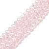 Electroplate Glass Beads Strands EGLA-A034-T6mm-A03-1