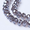 Electroplate Glass Beads Strands EGLA-A034-T3mm-A09-3