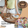 Hexagon Wood Crochet Blocking Board with Pins DIY-WH0499-15-6