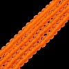 Transparent Glass Beads Strands EGLA-A034-T4mm-MD25-2