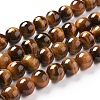 Natural Tiger Eye Beads Strands Z0RQS015-1