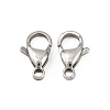Tarnish Resistant 304 Stainless Steel Lobster Claw Clasps X-STAS-AB16-4