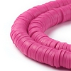 Handmade Polymer Clay Beads CLAY-R067-8.0mm-B31-3