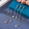 6Pcs 304 Stainless Steel Ends Chains FIND-TA0010-79-4