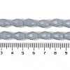 Opaque Solid Color Beads Strands EGLA-N013-P8mm-D05-4