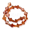 Natural Red Agate(Dyed & Heated) Beads Strands G-I337-A02-02-3