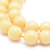 Natural Yellow Jade Beads Strands G-D0010-02-8mm-3
