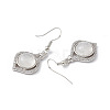 Natural Quartz Crystal Vase Dangle Earrings EJEW-A092-01P-20-4