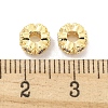 Brass Micro Pave CLear Cubic Zirconia Beads KK-Z044-06B-3