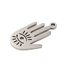 Non-Tarnish 304 Stainless Steel Pendants STAS-S123-03P-08-2