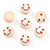 Unfinished Natural Wood Beads WOOD-N016-20mm-01-1