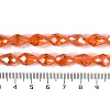 Transparent Electroplate Glass Beads Strands X-EGLA-N013-T10mm-B09-4