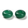 Natural Malaysia Jade Dyed European Beads G-R488-02D-2