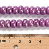 Glazed Porcelain Rondelle Beads PORC-Q001-01D-4