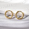 304 Stainless Steel Huggie Hoop Earrings EJEW-G272-02-8mm-G-1