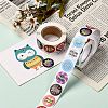 Self-Adhesive Kraft Paper Gift Tag Stickers LS-DIY-G013-A12-5