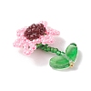 Seed Glass Beaded Pendants PALLOY-MZ00875-01-3