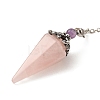 Mixed Gemstone Pointed Dowsing Pendulums G-F754-01-3