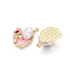 Brass Enamel Pendants KK-SZC0009-09G-02-2