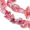 1 Strand Electroplated Natural Quartz Beads Strands G-PA0001-18B-9