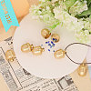 Openable Brass Acorn Urn Ashes Pendants KK-WH0001-25-5
