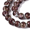 Gold Sand Handmade Lampwork Beads Strands LAMP-N037-08F-3