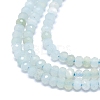 Natural Flower Amazonite Beads Strands G-G106-A16-01-3