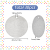 30Pcs Aluminum Pendants FIND-SC0009-99-2