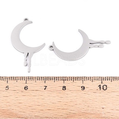 304 Stainless Steel Pendants STAS-N108-42P-1