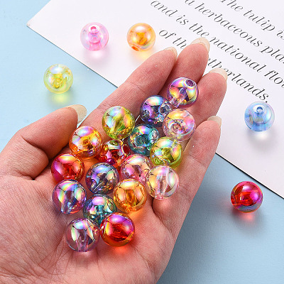 Transparent Acrylic Beads MACR-S370-B16mm-1
