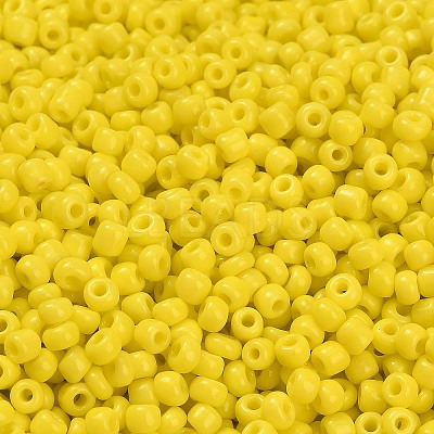 8/0 Opaque Colours Round Glass Seed Beads X-SEED-A010-3mm-42-1