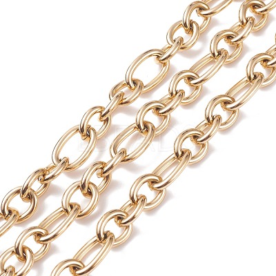 Ion Plating(IP) 304 Stainless Steel Oval Link Chains CHS-C002-01G-1