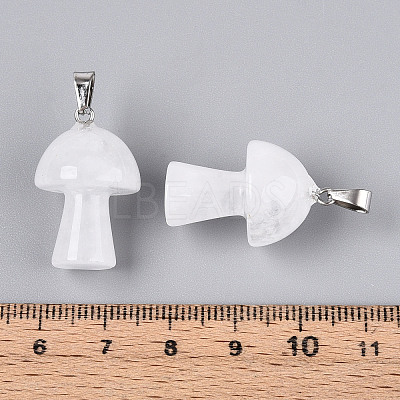Natural Quartz Crystal Pendants G-N348-03P-1