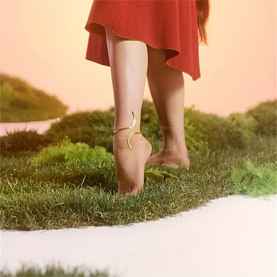 Polishing Bend Iron Cuff Anklets WG00C9B-01-1