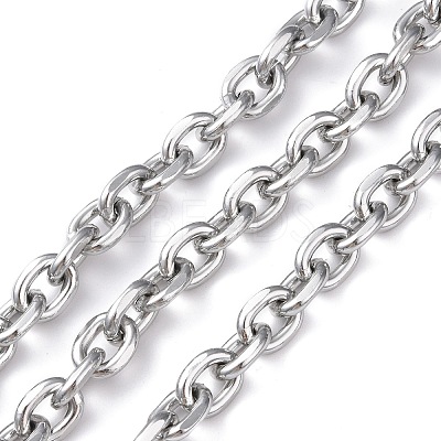 Oval Oxidation Aluminum Cable Chains CHA-K003-01P-1