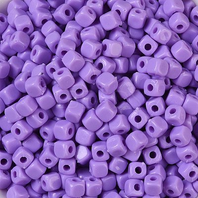 Opaque Acrylic Beads OACR-B025-06F-1