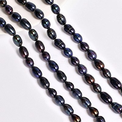 Natural Cultured Freshwater Pearl Beads Strands PEAR-NB0001-40-1