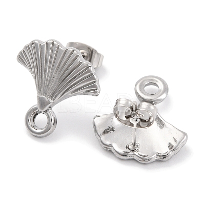 Non-Tarnish 304 Stainless Steel Studs Earring Findings EJEW-H013-15P-1