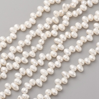Natural Cultured Freshwater Pearl Beads Strands PEAR-G007-16-1
